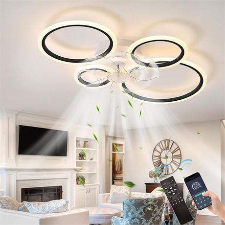 Rosehill Online Auctions - TVIIX® Ceiling Fan with Light and 
