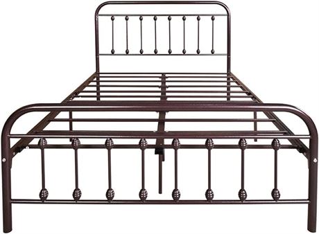 Rosehill Online Auctions - DUMEE® Queen Metal Bed Frame With Headboard ...