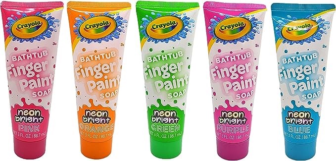 crayola finger paint bath soap