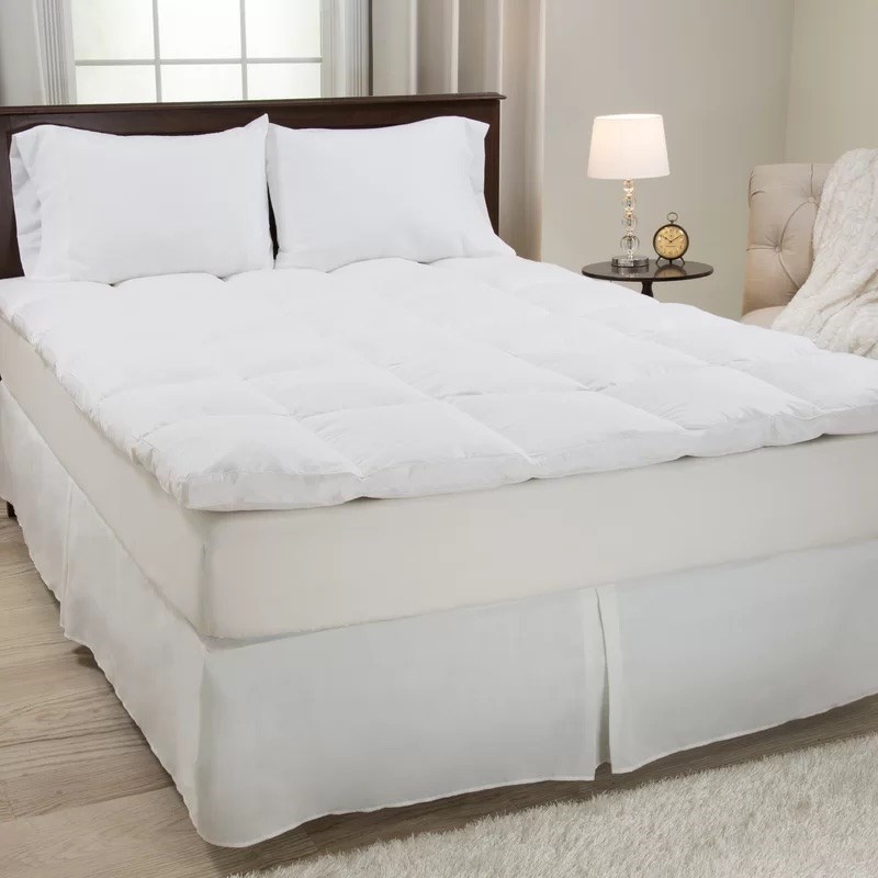 Rosehill Online Auctions Bluestone® 2" Duck Feathers Gusset Mattress